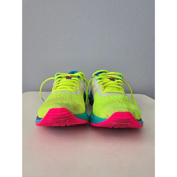 ASICS Gel‑Excite 7 Running Shoes Women's US 8 Yellow Teal Pink Performance Wear - Picture 6 of 9